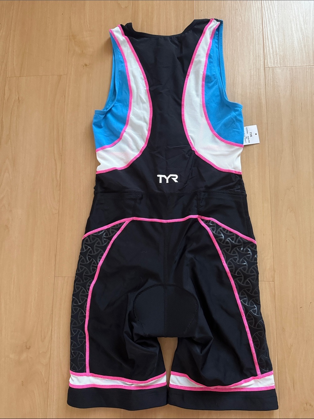 TYR WOMEN TRIATHLON RACESUIT KIT FRONT ZIPPER ATHLETIC FIT SZ XL
BLACK BLUE NWOT - Picture 10 of 13